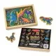 Dinozauri din lemn cu magneti Melissa and Doug Dinozauri din lemn cu magneti Melissa and Doug