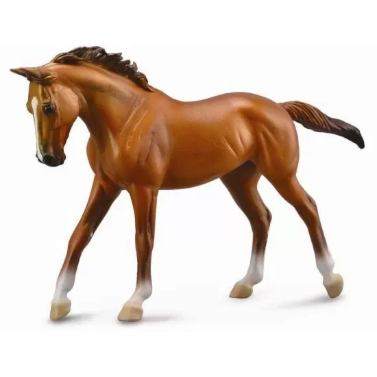 Figurina Cal Thoroughbred Mare Chestnut Deluxe Figurina Cal Thoroughbred Mare Chestnut Deluxe