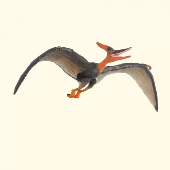 Figurina dinozaur Pteranodon pictata manual scara 1:40 Deluxe Collecta Figurina dinozaur Pteranodon pictata manual scara 1:40 Deluxe Collecta