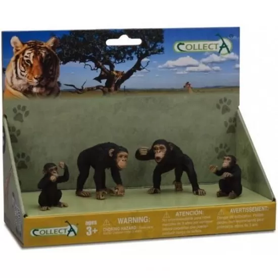 Figurina Familia Cimpanzeilor Collecta Figurina Familia Cimpanzeilor Collecta