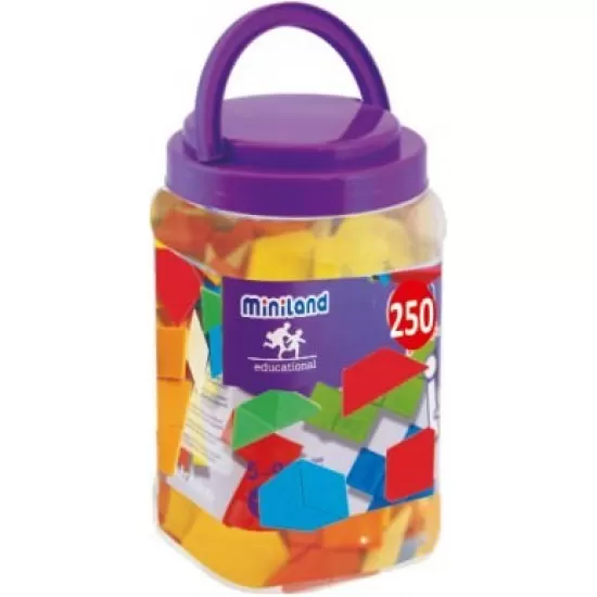 Forme geometrice diverse Miniland 250 piese Forme geometrice diverse Miniland 250 piese