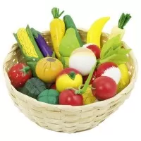 Set de joaca fructe in cosulet 23 piese
