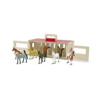Jucarie Grajd portabil cu 8 cai Melissa and Doug