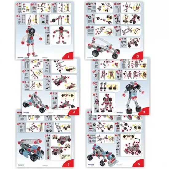Joc constructii Mecatech Miniland 106 piese Joc constructii Mecatech Miniland 106 piese
