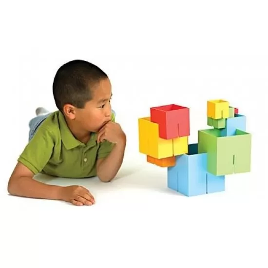 Joc de constructie Cuburi DADO Original - Fat Brain Toys Joc de constructie Cuburi DADO Original - Fat Brain Toys