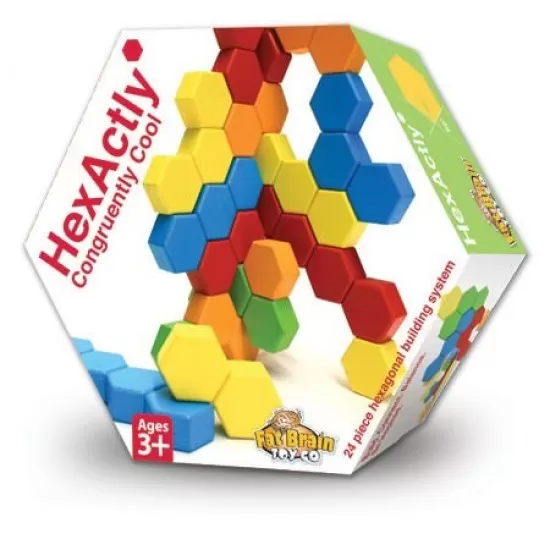 Joc de constructie IQ HexActly - Fat Brain Toys Joc de constructie IQ HexActly - Fat Brain Toys