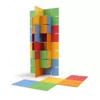 Joc de constructie Patrate DADO Original - Fat Brain Toys