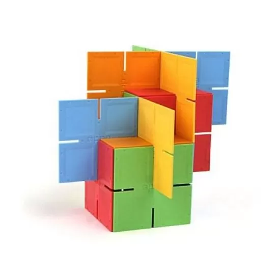 Joc de constructie Patrate DADO Original - Fat Brain Toys Joc de constructie Patrate DADO Original - Fat Brain Toys