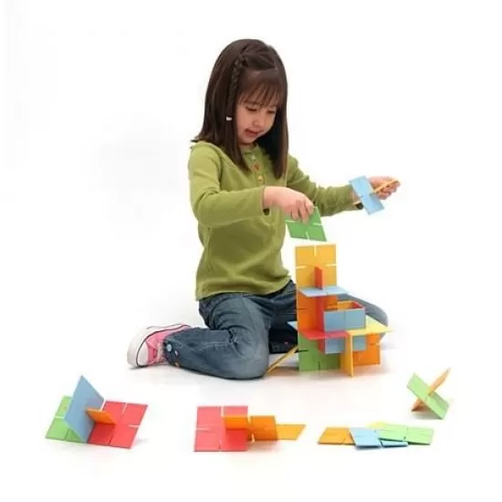 Joc de constructie Patrate DADO Original - Fat Brain Toys Joc de constructie Patrate DADO Original - Fat Brain Toys