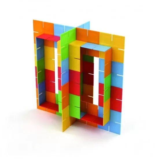 Joc de constructie Patrate DADO Original - Fat Brain Toys Joc de constructie Patrate DADO Original - Fat Brain Toys