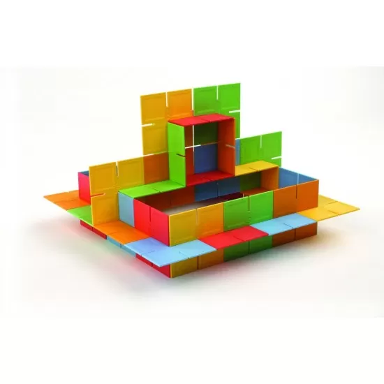 Joc de constructie Patrate DADO Original - Fat Brain Toys Joc de constructie Patrate DADO Original - Fat Brain Toys