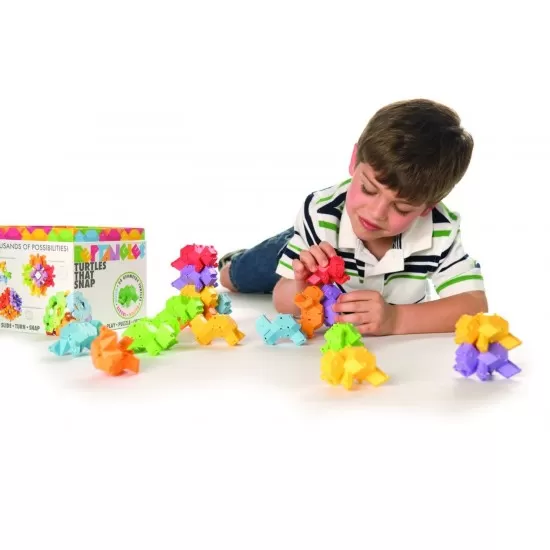 Joc de constructie Testoasele - Fat Brain Toys Joc de constructie Testoasele - Fat Brain Toys