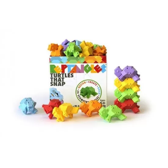 Joc de constructie Testoasele - Fat Brain Toys Joc de constructie Testoasele - Fat Brain Toys