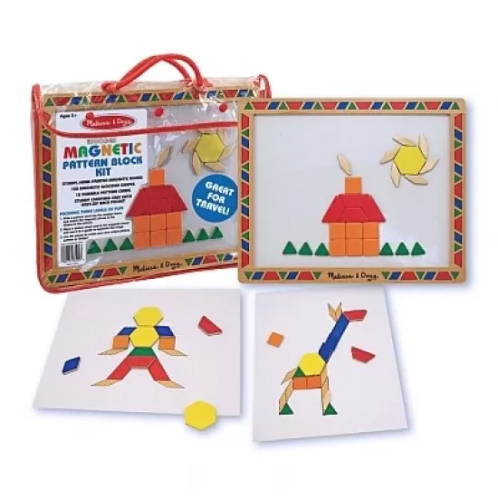 Joc de constructii magnetic Melissa and Doug Joc de constructii magnetic Melissa and Doug