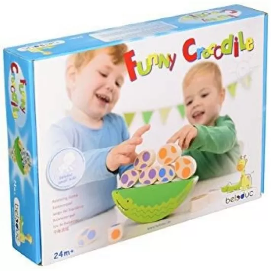 Joc de echilibru Funny Crocodile - Beleduc Joc de echilibru Funny Crocodile - Beleduc