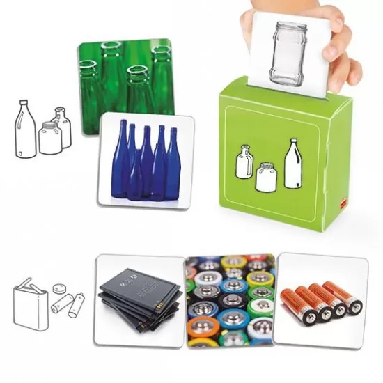 Joc de logica si asociere Protejam mediul - Separam si reciclam Joc de logica si asociere Protejam mediul - Separam si reciclam