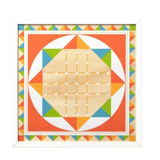 Joc de societate 2 in 1 Solitaire si Sah chinezesc - Melissa and Doug Joc de societate 2 in 1 Solitaire si Sah chinezesc - Melissa and Doug