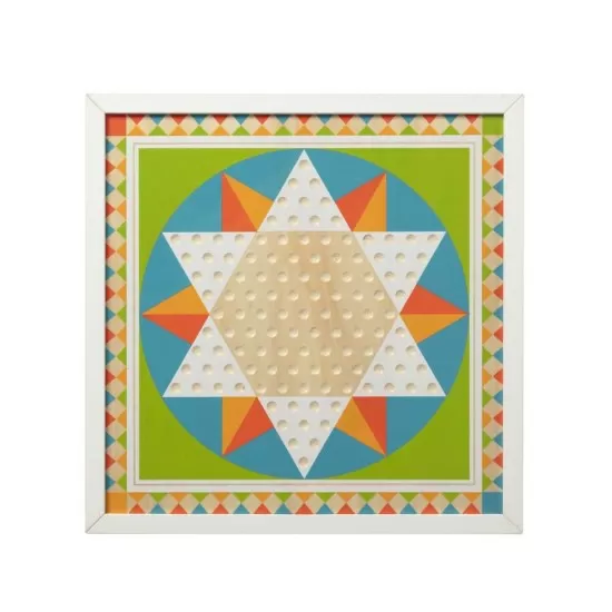 Joc de societate 2 in 1 Solitaire si Sah chinezesc - Melissa and Doug Joc de societate 2 in 1 Solitaire si Sah chinezesc - Melissa and Doug