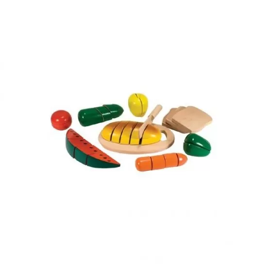 Set din lemn alimente de feliat Melissa and Doug Set din lemn alimente de feliat Melissa and Doug
