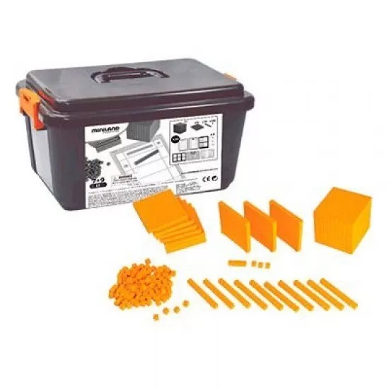 Joc educativ Baza 10 Set 121 piese la cutie Miniland Joc educativ Baza 10 Set 121 piese la cutie Miniland