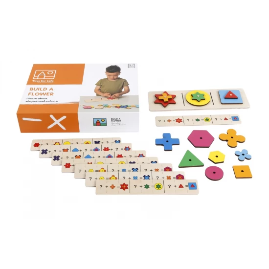 Joc educativ - Construieste o floare