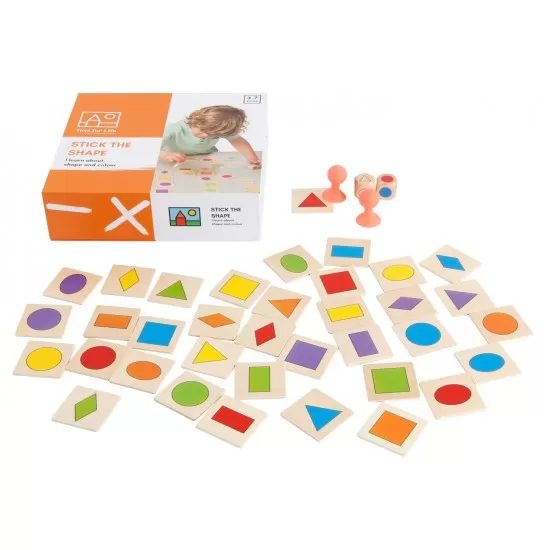 Joc educativ cu forme geometrice - Gaseste si Lipeste Joc educativ cu forme geometrice - Gaseste si Lipeste