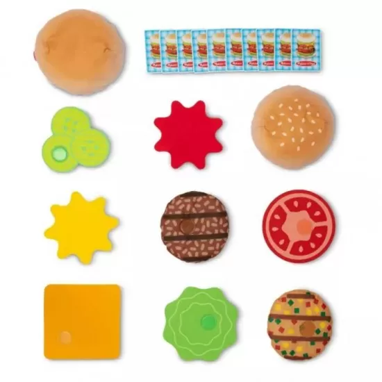 Joc educativ de stivuire si potrivire Burgerul gigant Joc educativ de stivuire si potrivire Burgerul gigant