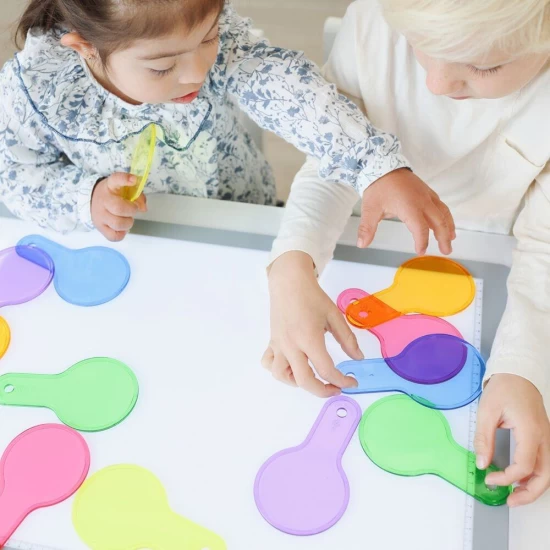 Joc educativ pentru invatarea culorilor Palettes, STEM, 5-6 ani, Miniland Educational Joc educativ pentru invatarea culorilor Palettes, STEM, 5-6 ani, Miniland Educational