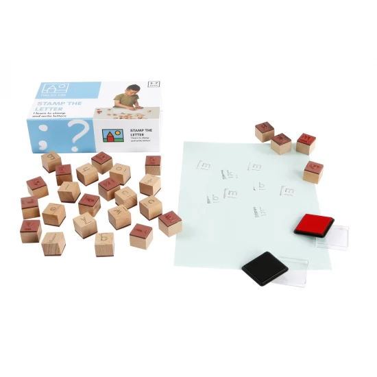 Joc educativ Stampile cu litere Joc educativ Stampile cu litere
