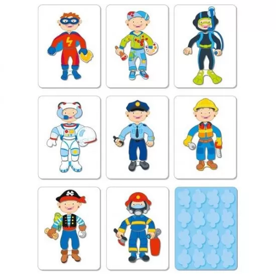 Joc magnetic de imbracat Meserii Joc magnetic de imbracat Meserii