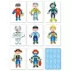 Joc magnetic de imbracat Meserii Joc magnetic de imbracat Meserii