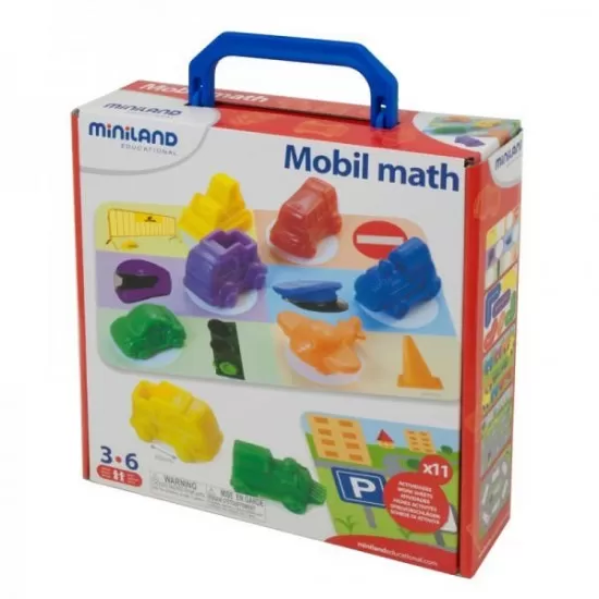 Joc matematica pe roti - Miniland Joc matematica pe roti - Miniland