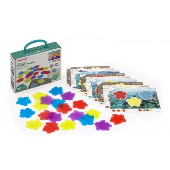 Joc Testoasele matematice translucide Miniland Joc Testoasele matematice translucide Miniland