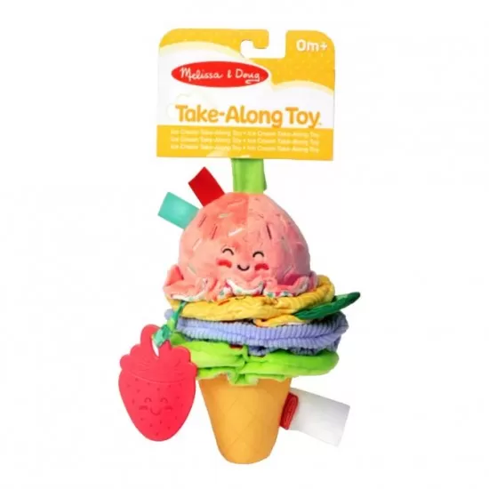 Jucarie de calatorie pentru bebe - Inghetata la cornet Jucarie de calatorie pentru bebe - Inghetata la cornet