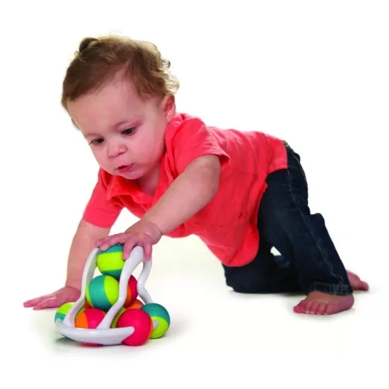 Jucarie distractiva cu bile Rollio - Fat Brain Toys Jucarie distractiva cu bile Rollio - Fat Brain Toys