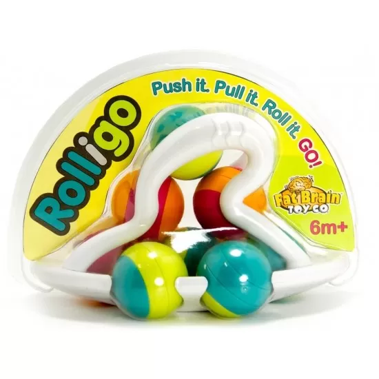 Jucarie distractiva cu bile Rollio - Fat Brain Toys Jucarie distractiva cu bile Rollio - Fat Brain Toys