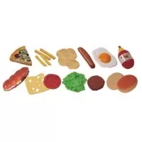 Set de joaca Fast-Food Miniland 19 piese