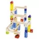 Labirint din lemn de construit 55 piese - Cursa cu bile Labirint din lemn de construit 55 piese - Cursa cu bile