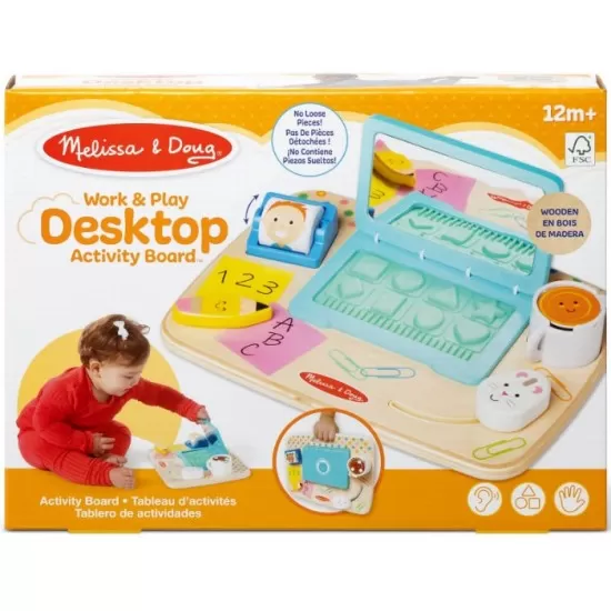 Laptop din lemn de jucarie pentru toddleri Melissa and Doug Laptop din lemn de jucarie pentru toddleri Melissa and Doug