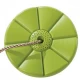 Leagan rotund din plastic PP verde Leagan rotund din plastic PP verde