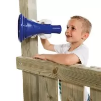 Megafon copii alb-albastru pentru spatii de joaca
