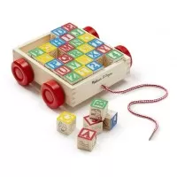 Carucior cu cuburi ABC Melissa and Doug