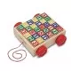 Carucior cu cuburi ABC Melissa and Doug Carucior cu cuburi ABC Melissa and Doug