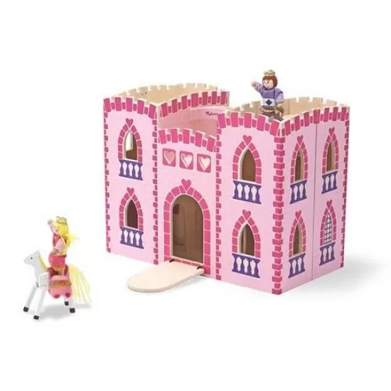 Castel din lemn pliabil Melissa & Doug Castel din lemn pliabil Melissa & Doug
