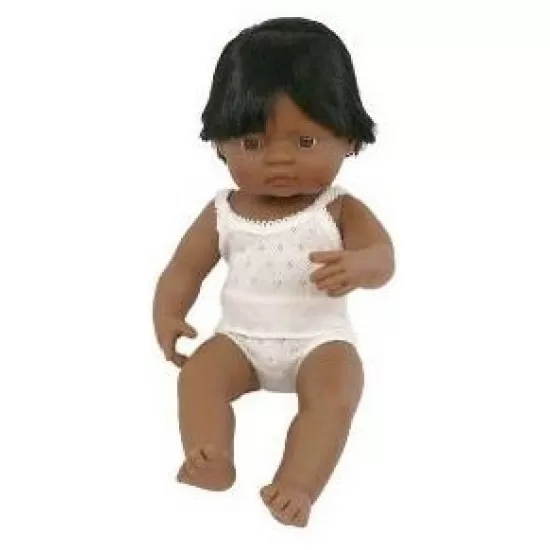 Papusa Baby hispanic baiat Miniland 38cm Papusa Baby hispanic baiat Miniland 38cm
