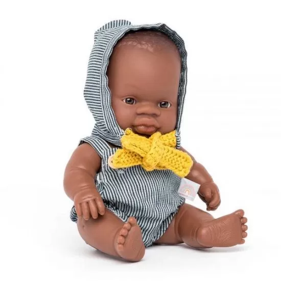 Papusa bebelus educativa 21 cm - Baiat african Papusa bebelus educativa 21 cm - Baiat african