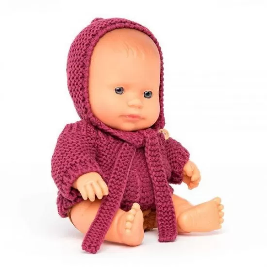 Papusa bebelus educativa 21 cm - Baiat caucazian Papusa bebelus educativa 21 cm - Baiat caucazian
