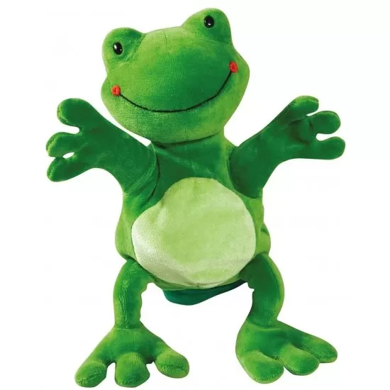 Papusa de mana Broasca Beleduc Papusa de mana Broasca Beleduc