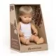 Papusa educativa 38 cm - Baiat caucazian blond inchis Papusa educativa 38 cm - Baiat caucazian blond inchis