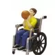Set de 6 figurine persoane cu handicap - Miniland Set de 6 figurine persoane cu handicap - Miniland
